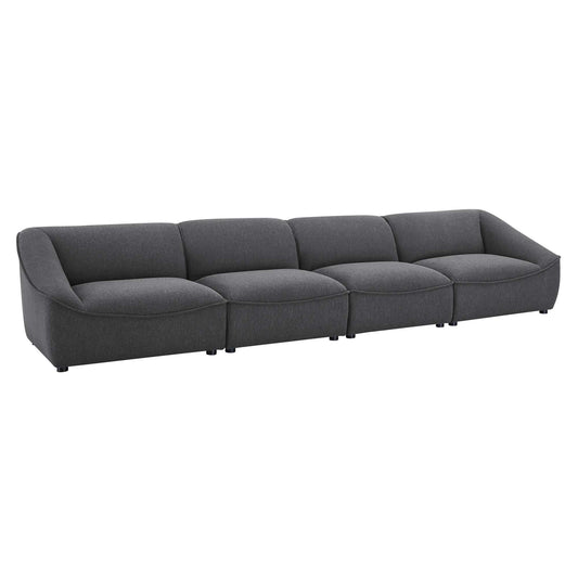 Rise 4-Piece Sofa Sectional, Charcoal