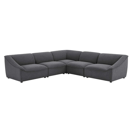 Rise 5-Piece Sectional, Charcoal