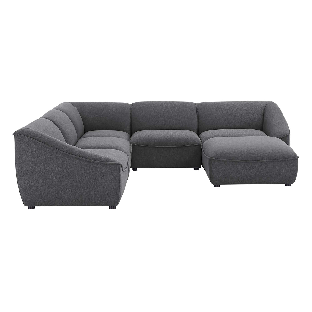 Rise 6-Piece Sectional, Charcoal