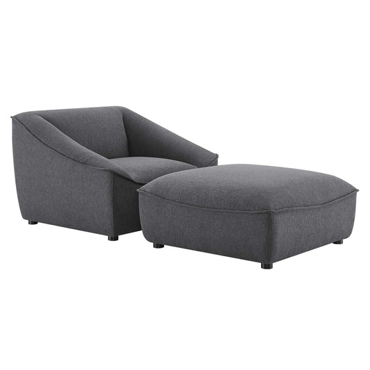 Rise 2-Piece Lounging Set, Charcoal