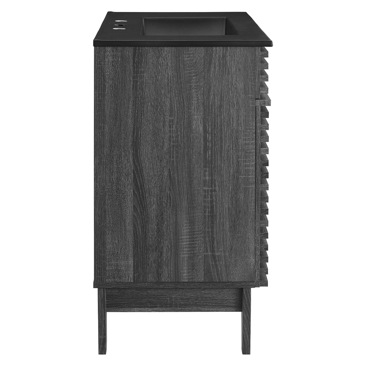 Ventra Vanity Unit, Medium, Charcoal & Black
