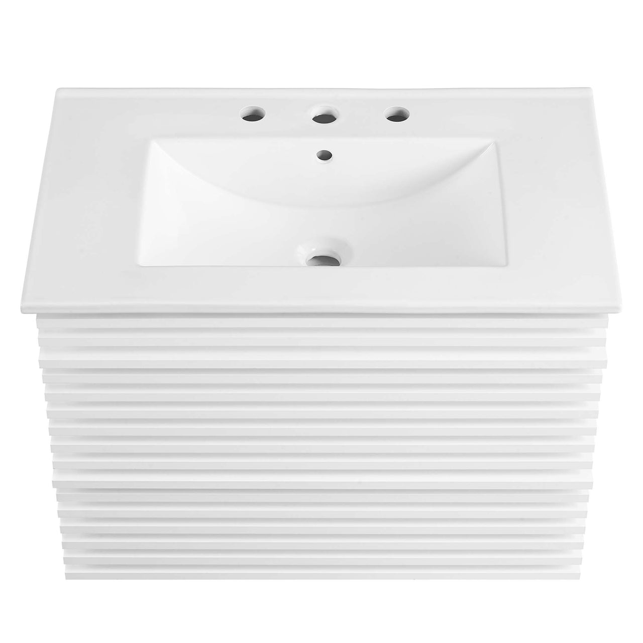 Ventra Floating Vanity Unit, Medium, White