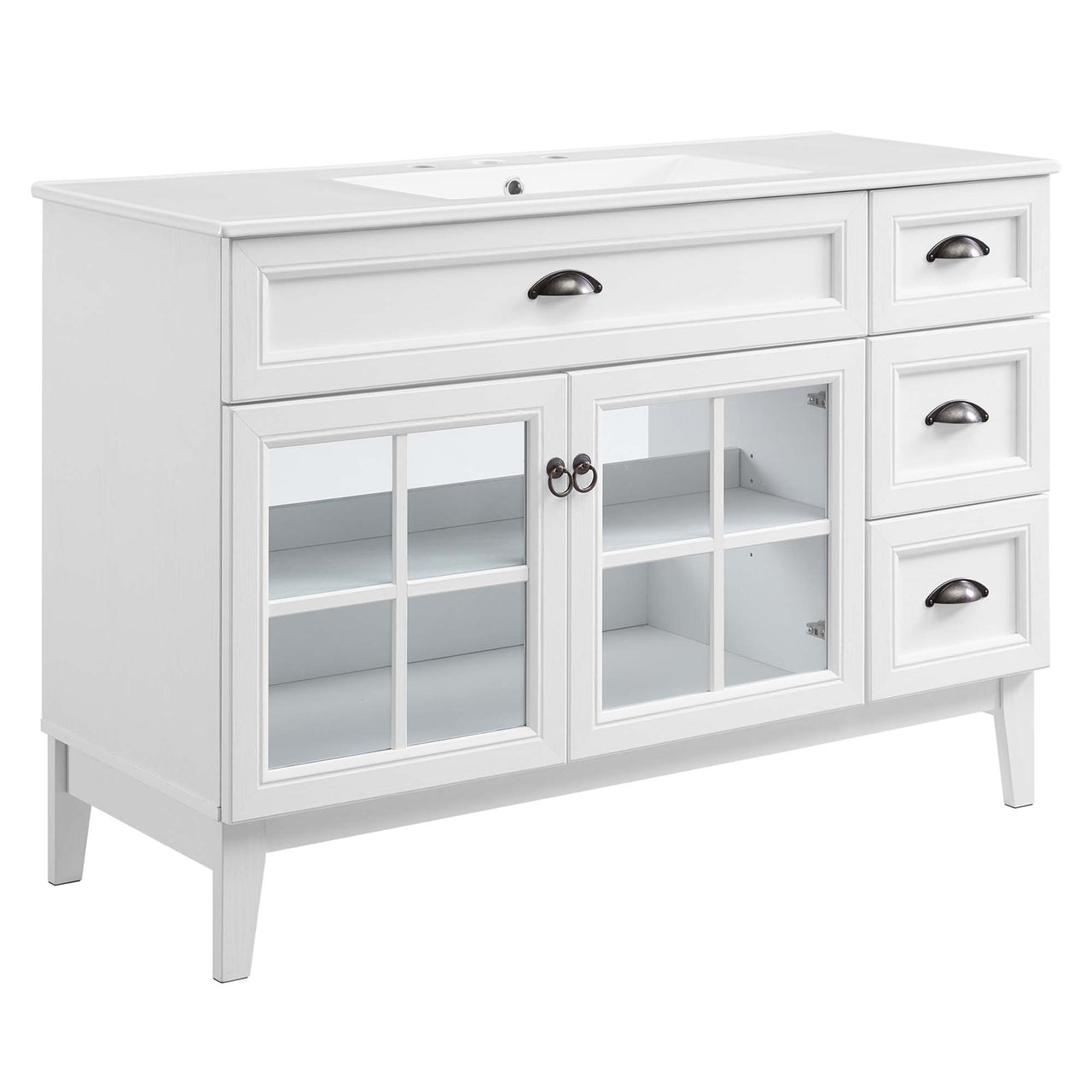 Paradise Vanity Unit, Extra Large, White