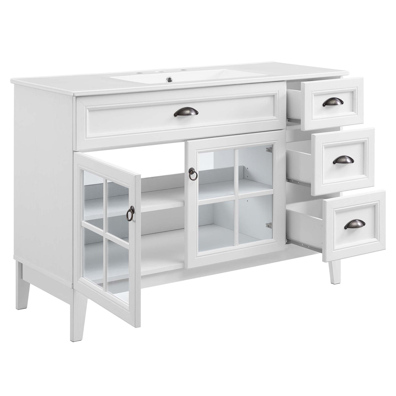 Paradise Vanity Unit, Extra Large, White