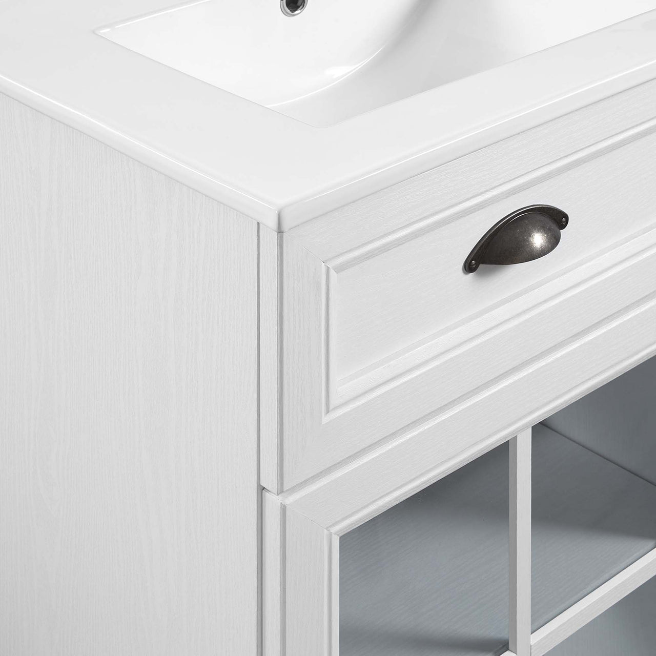 Paradise Double Sink Vanity Unit, Extra Large, White