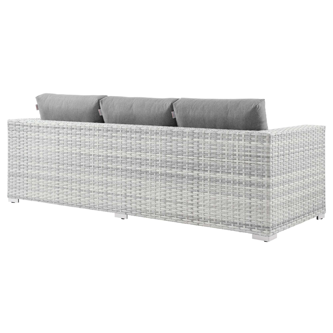 Conversation 4-Piece Alfresco Set, Light Gray & Gray