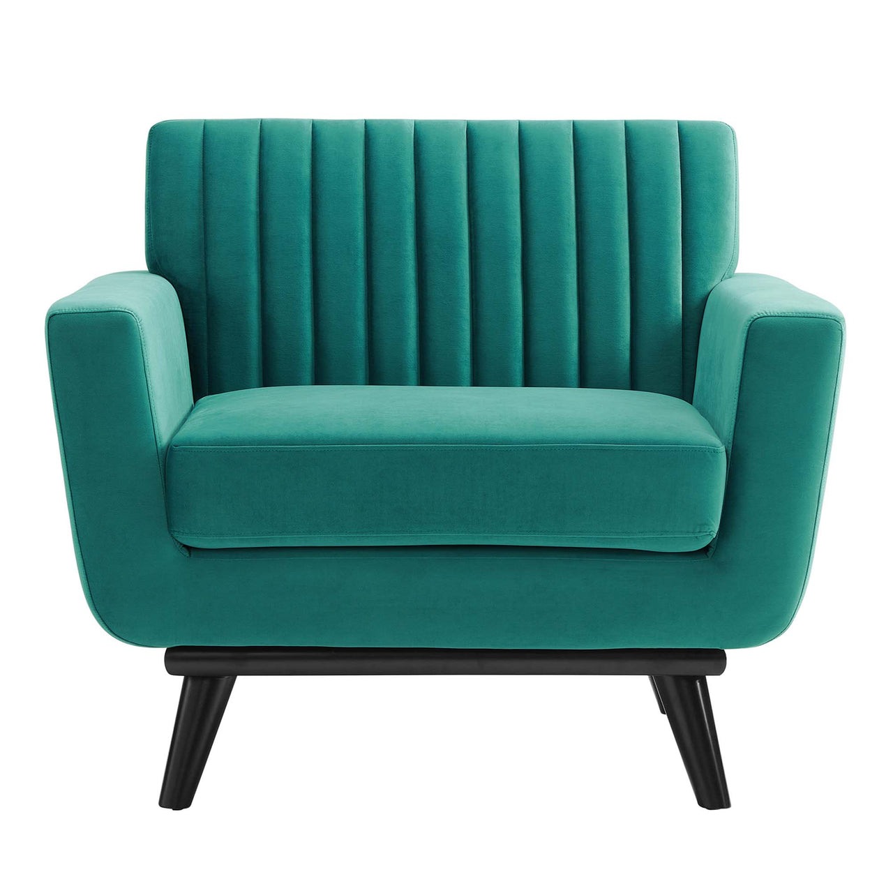 Rendezvous Velvet Armchair, Teal