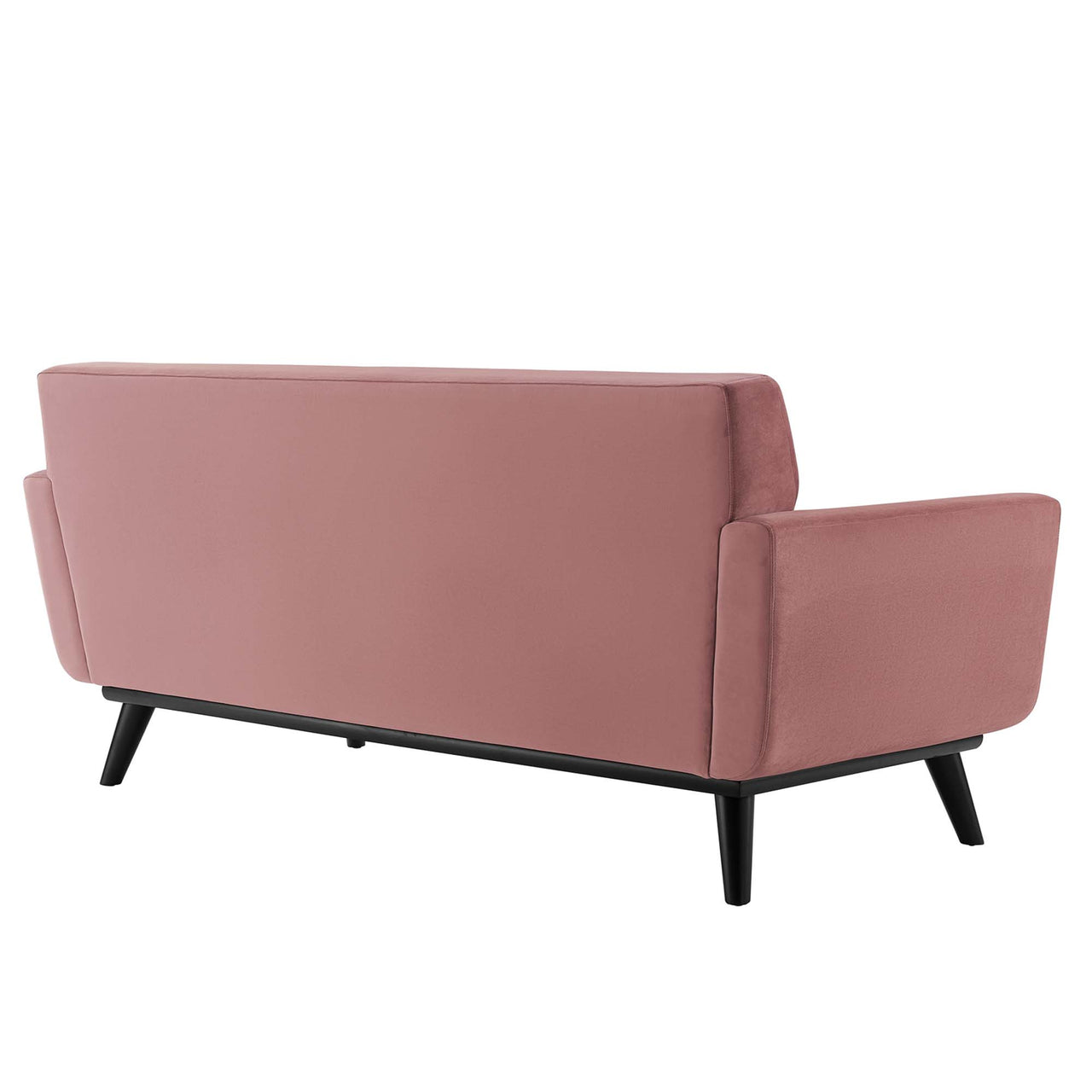 Rendezvous Velvet Loveseat, Dusty Rose