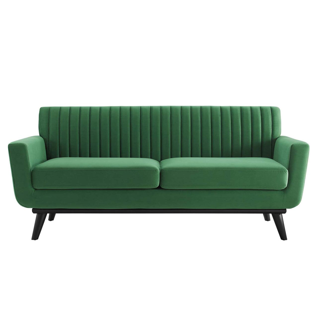 Rendezvous Velvet Loveseat, Emerald
