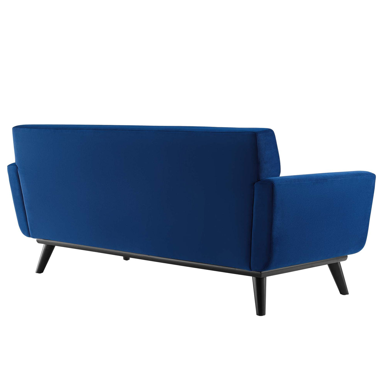 Rendezvous Velvet Loveseat, Navy