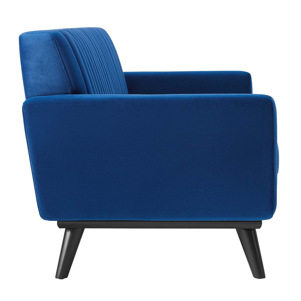 Rendezvous Velvet Loveseat, Navy