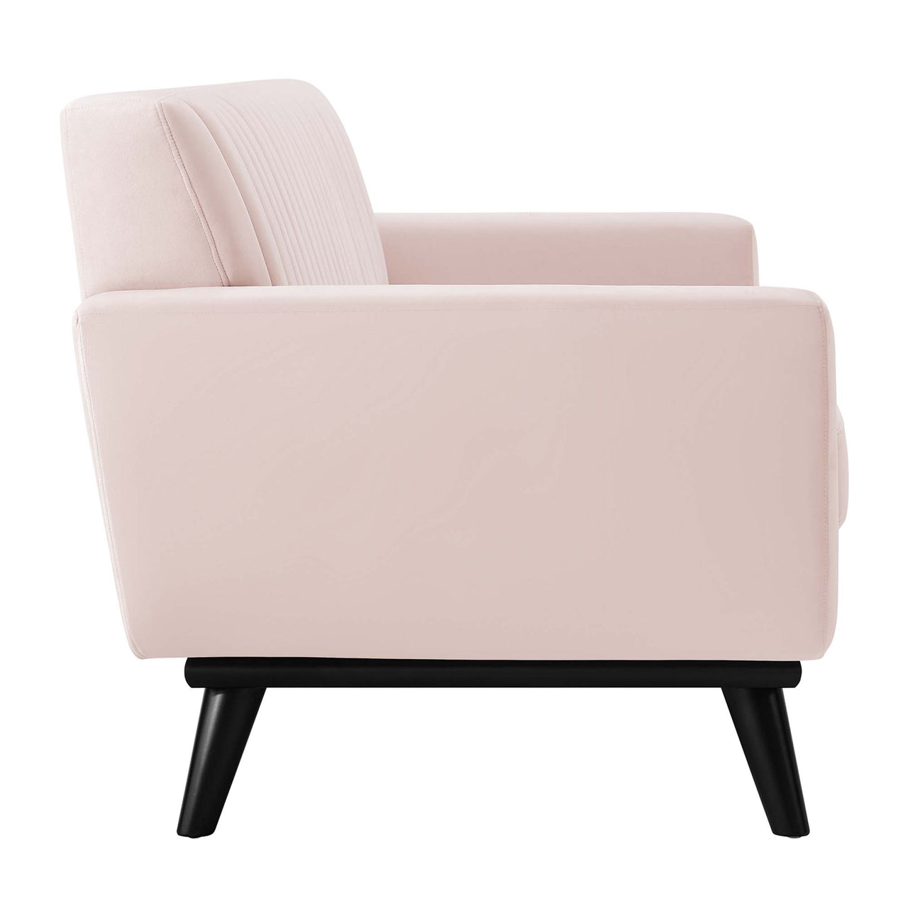 Rendezvous Velvet Loveseat, Pink