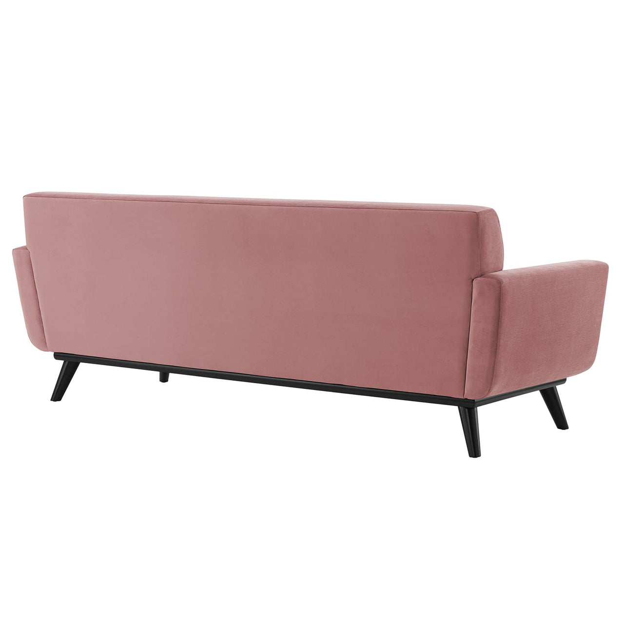 Rendezvous Velvet Sofa, Dusty Rose