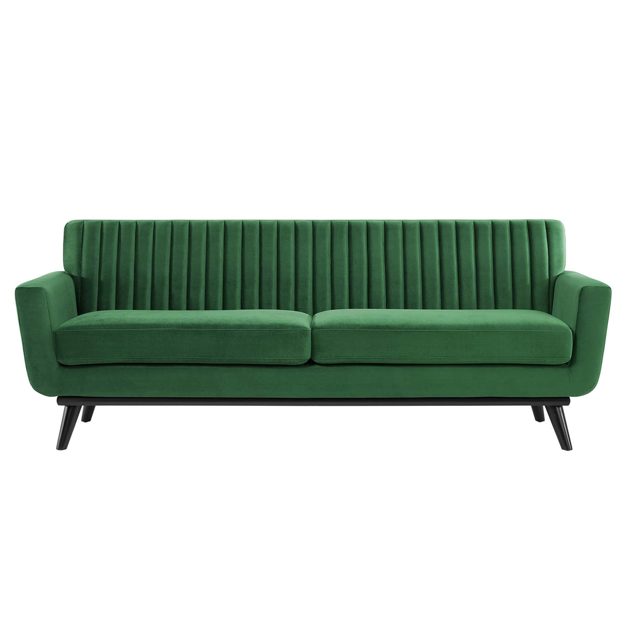 Rendezvous Velvet Sofa, Emerald
