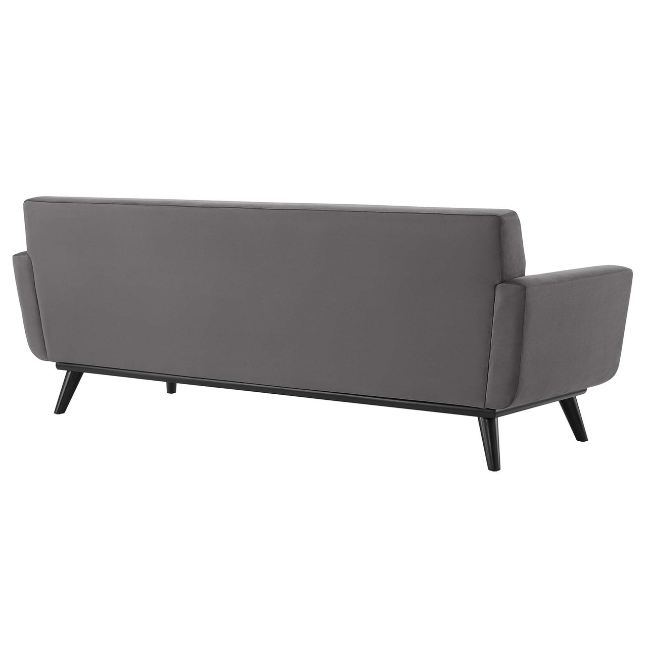 Rendezvous Velvet Sofa, Gray