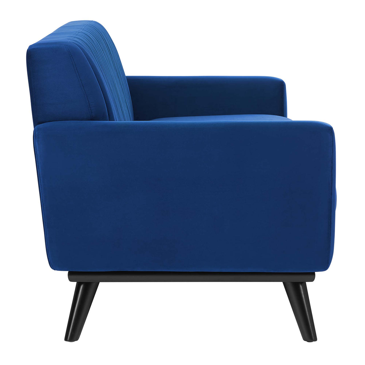 Rendezvous Velvet Sofa, Navy