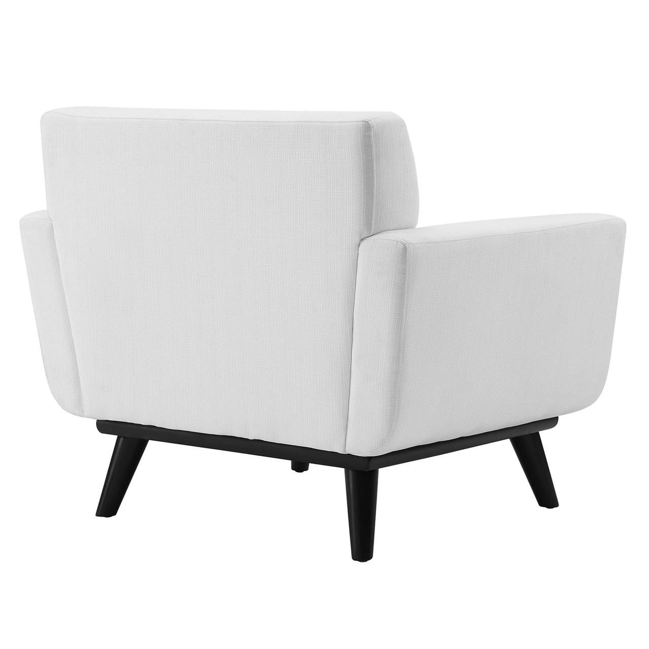 Rendezvous Fabric Armchair, White