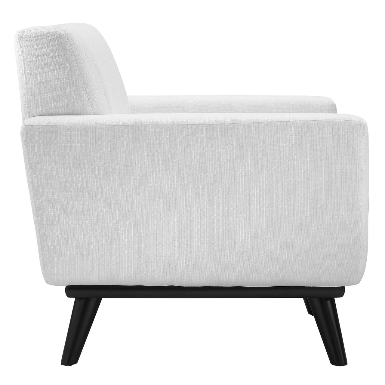 Rendezvous Fabric Armchair, White