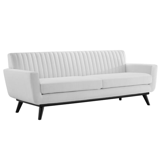 Rendezvous Fabric Sofa, White