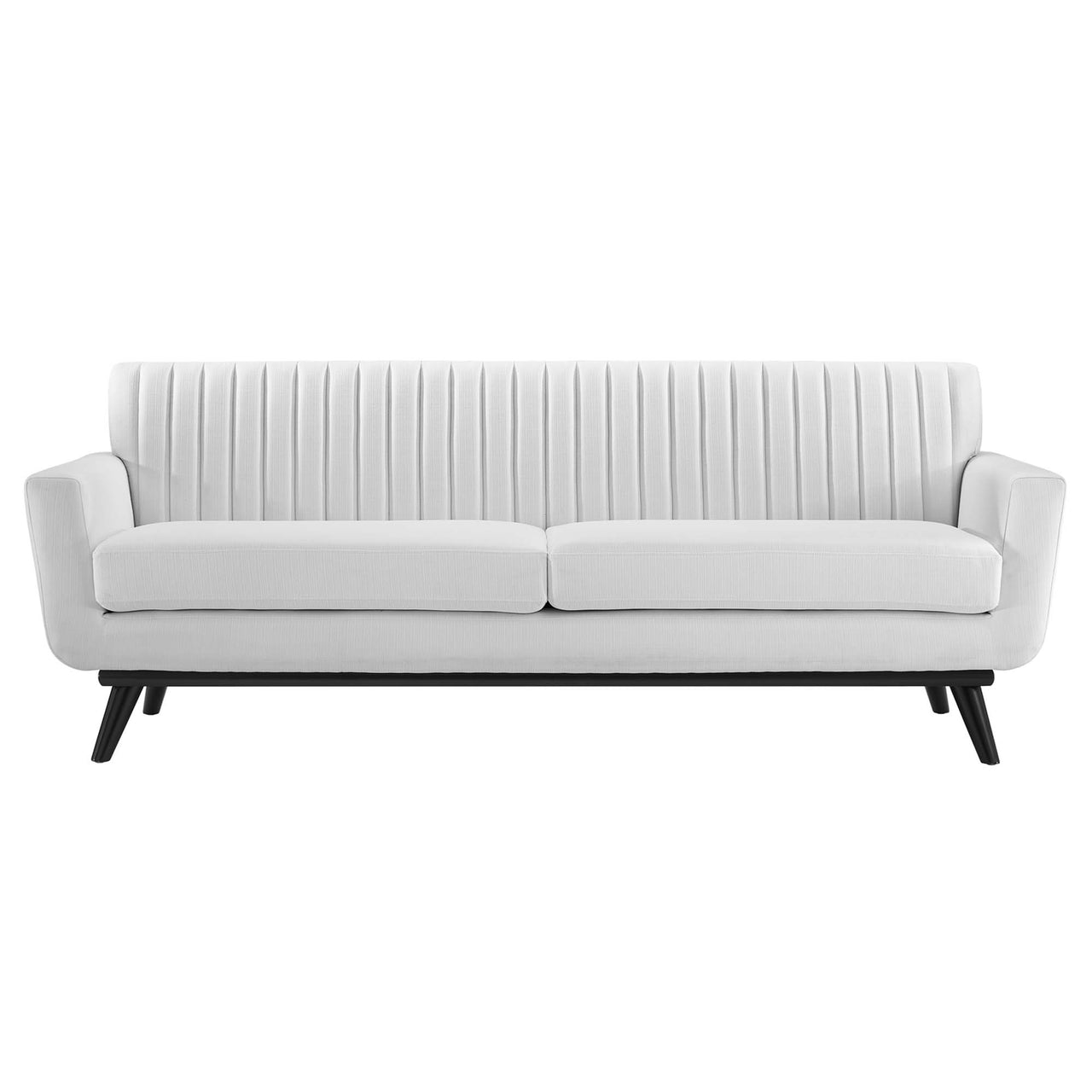 Rendezvous Fabric Sofa, White