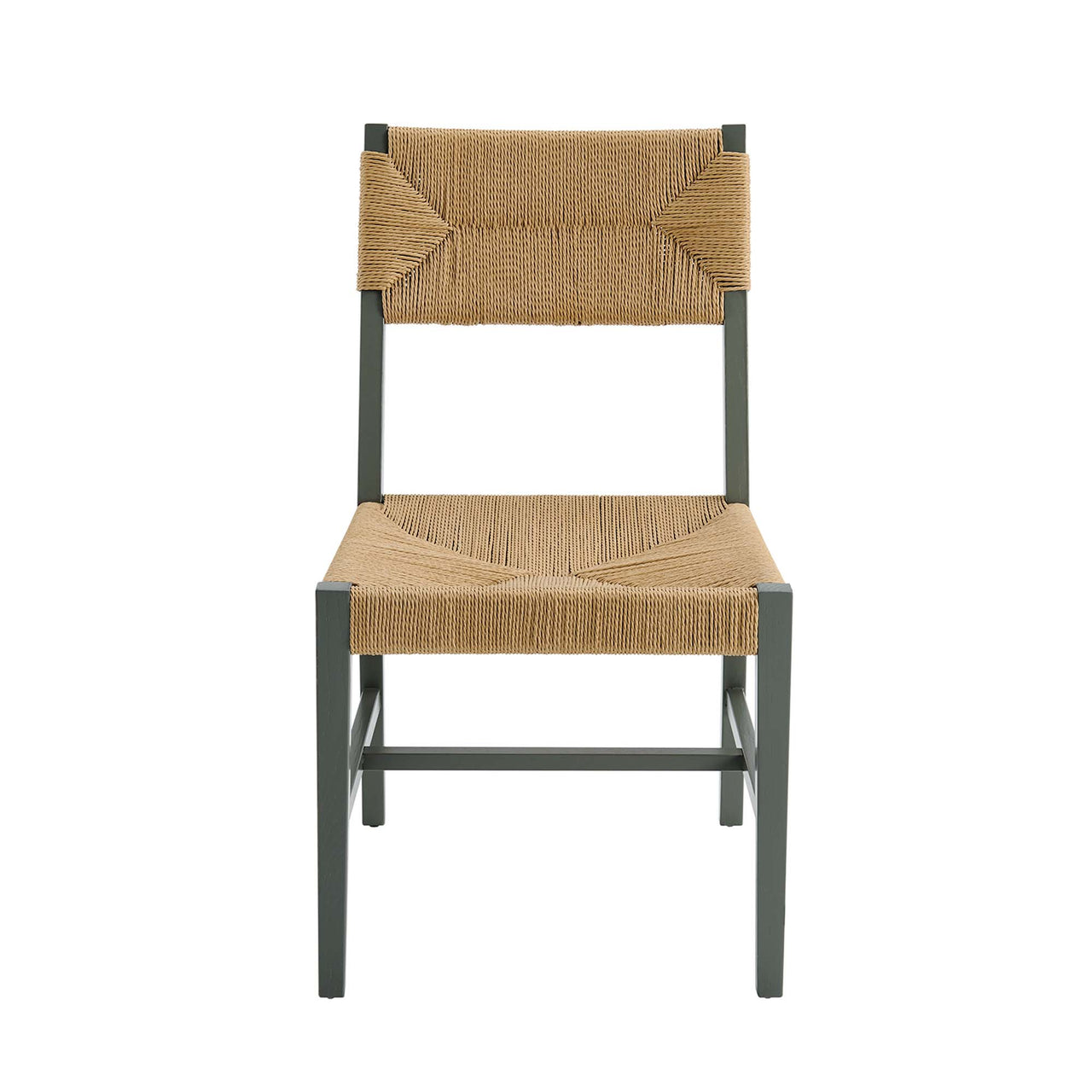 Jodie Dining Chair, Light Gray & Natural Wood