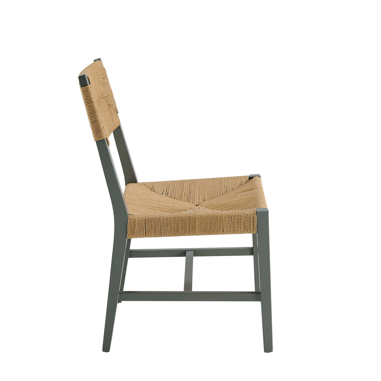 Jodie Dining Chair, Light Gray & Natural Wood