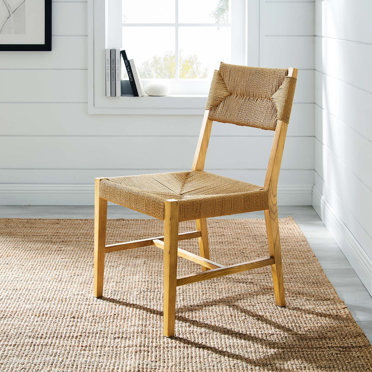 Jodie Dining Chair, Natural Wood