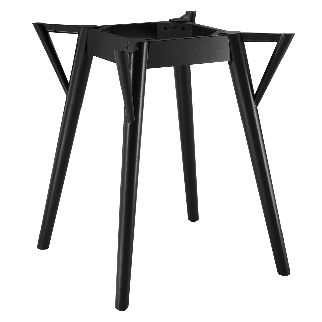 Valmere Round Dining Table, Small, Black