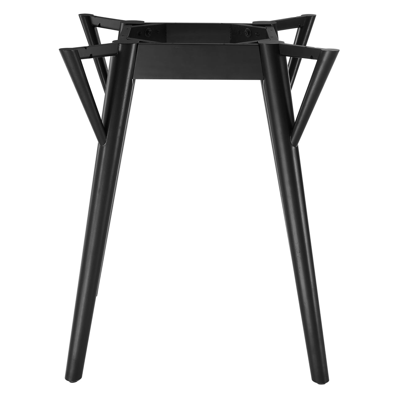 Valmere Round Dining Table, Small, Black