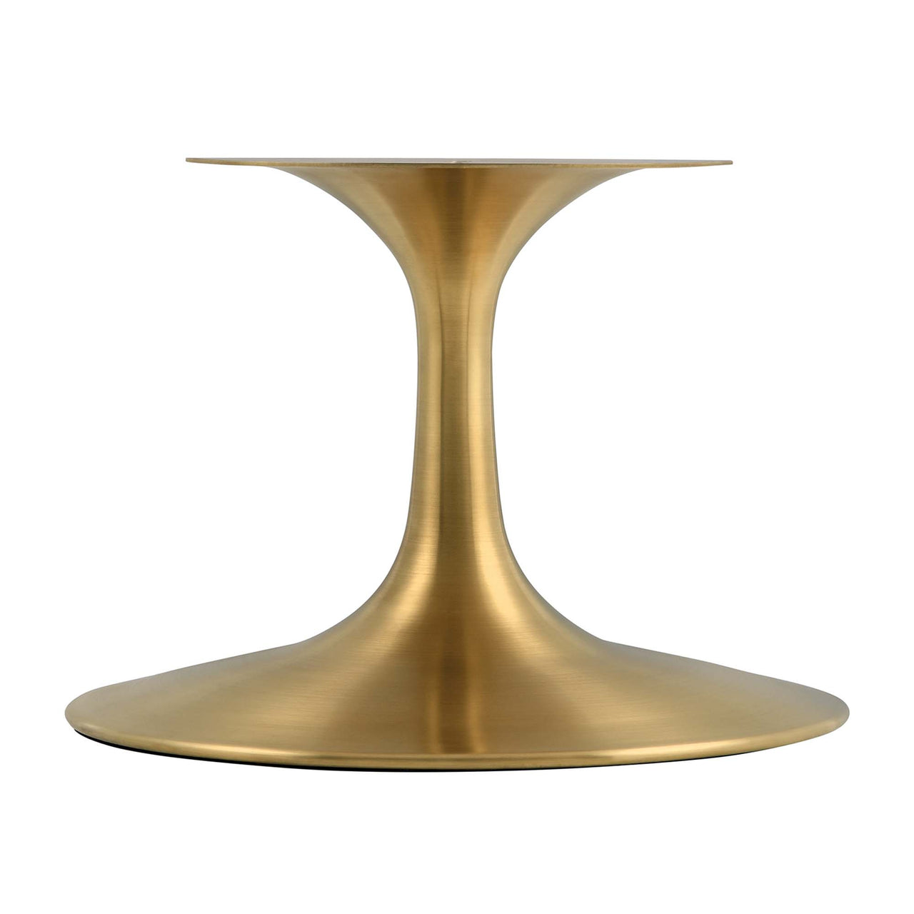 Ensemble Round Coffee Table, Medium, Gold & Natural Wood