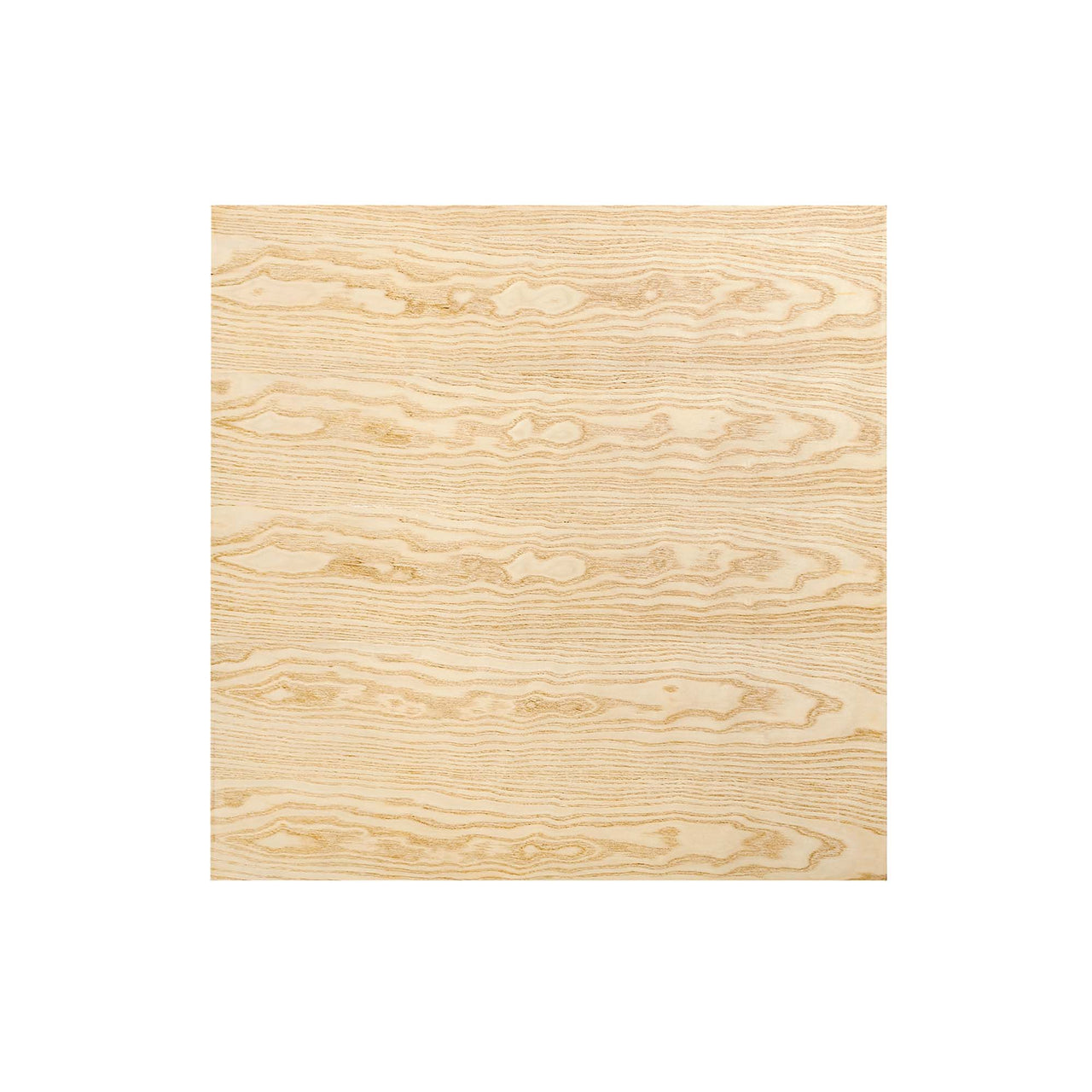 Ensemble Square Bar Table, Gold & Natural Wood