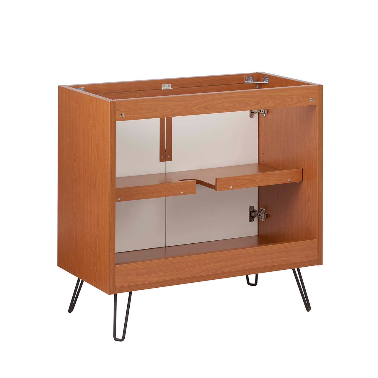 Starfire Vanity Base with Storage, Large, Coral & White