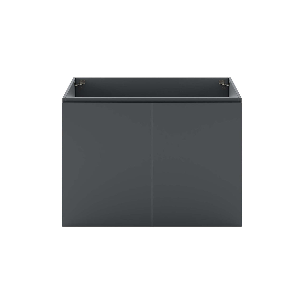 Brittney Floating Vanity Base with Storage, Large, Gray