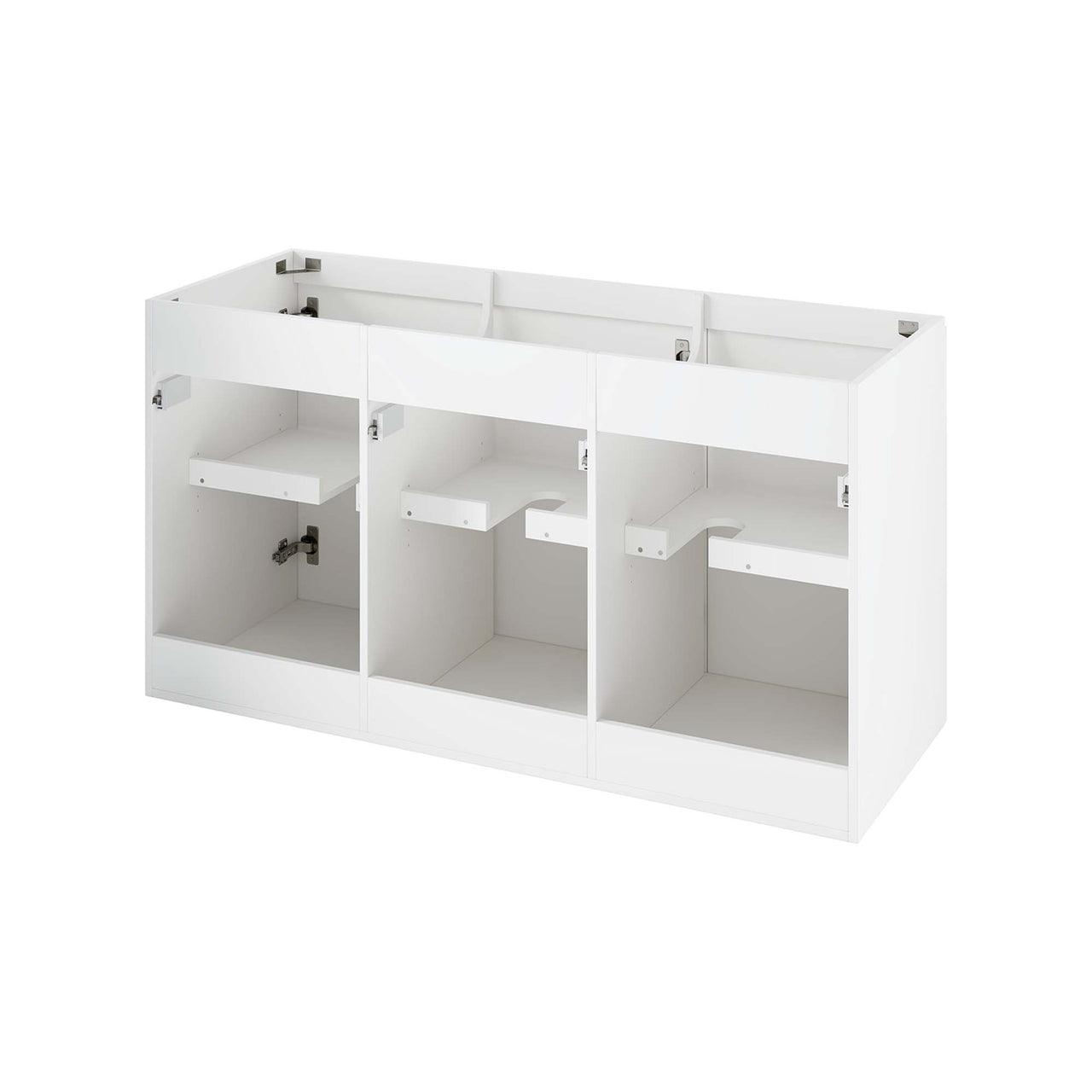 Brittney Floating Vanity Base with Storage, Extra Large, White