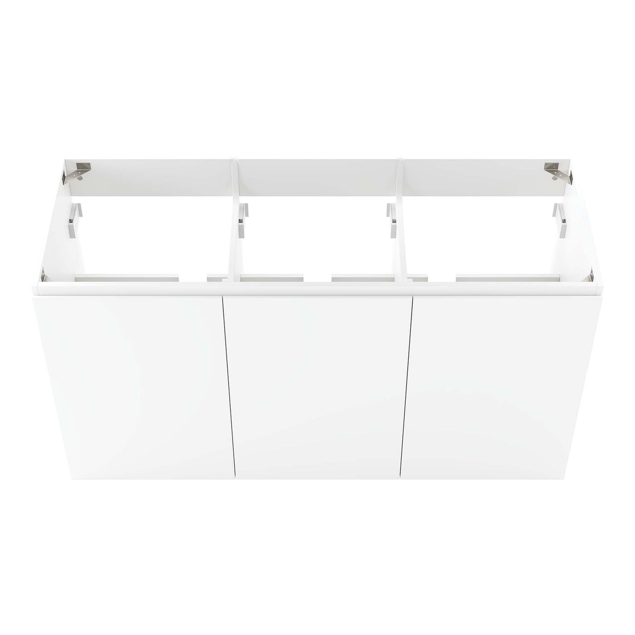 Brittney Floating Vanity Base with Storage, Extra Large, White