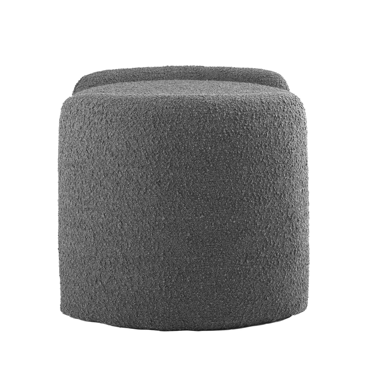 Mitosis Boucle Ottoman, Charcoal
