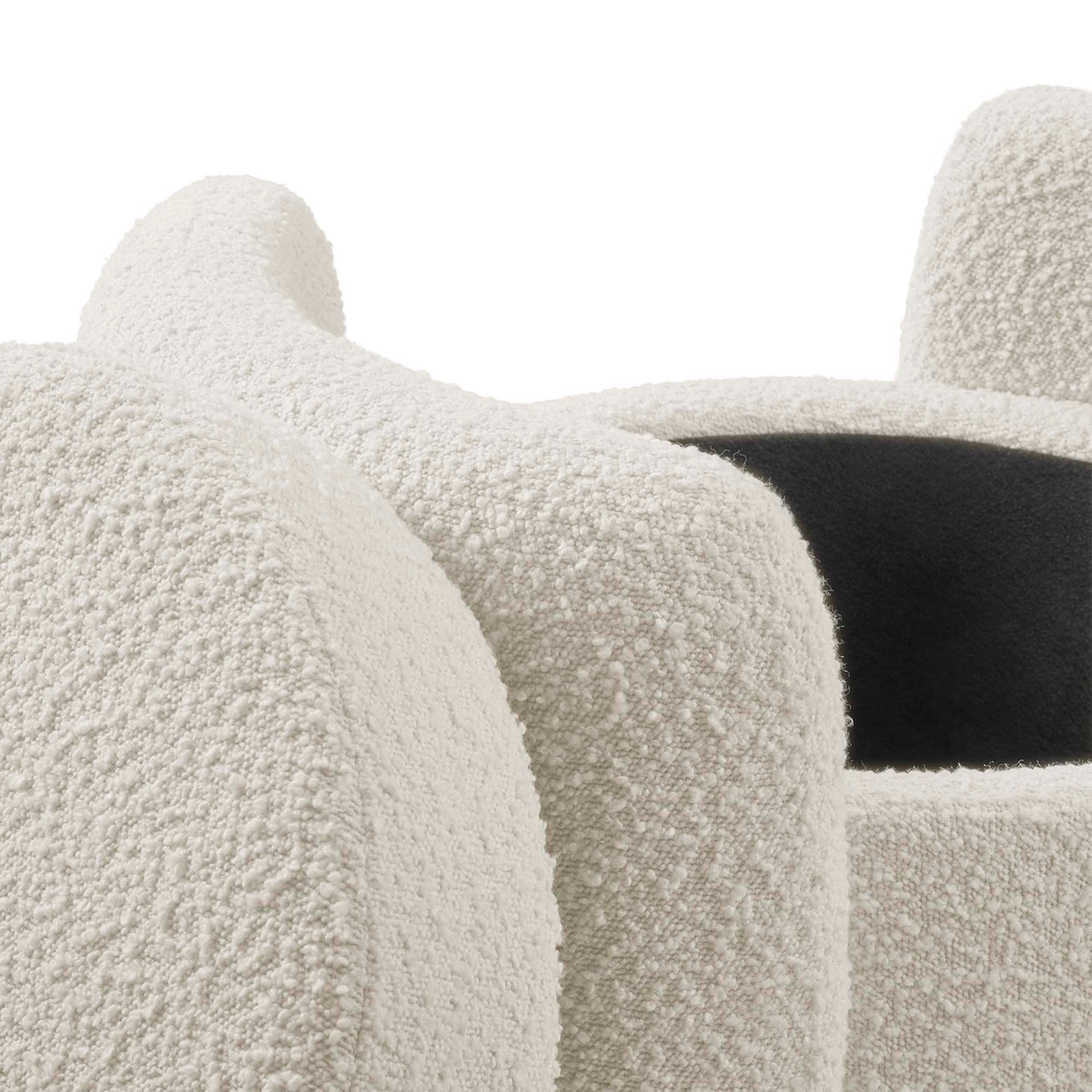 Mitosis Boucle Ottoman, Ivory