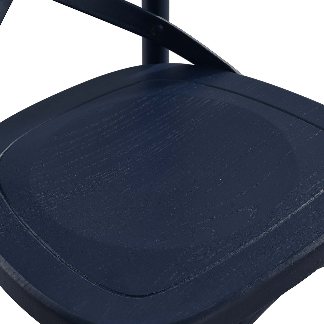 Countryside-Chic Bar Stool, Dark Blue