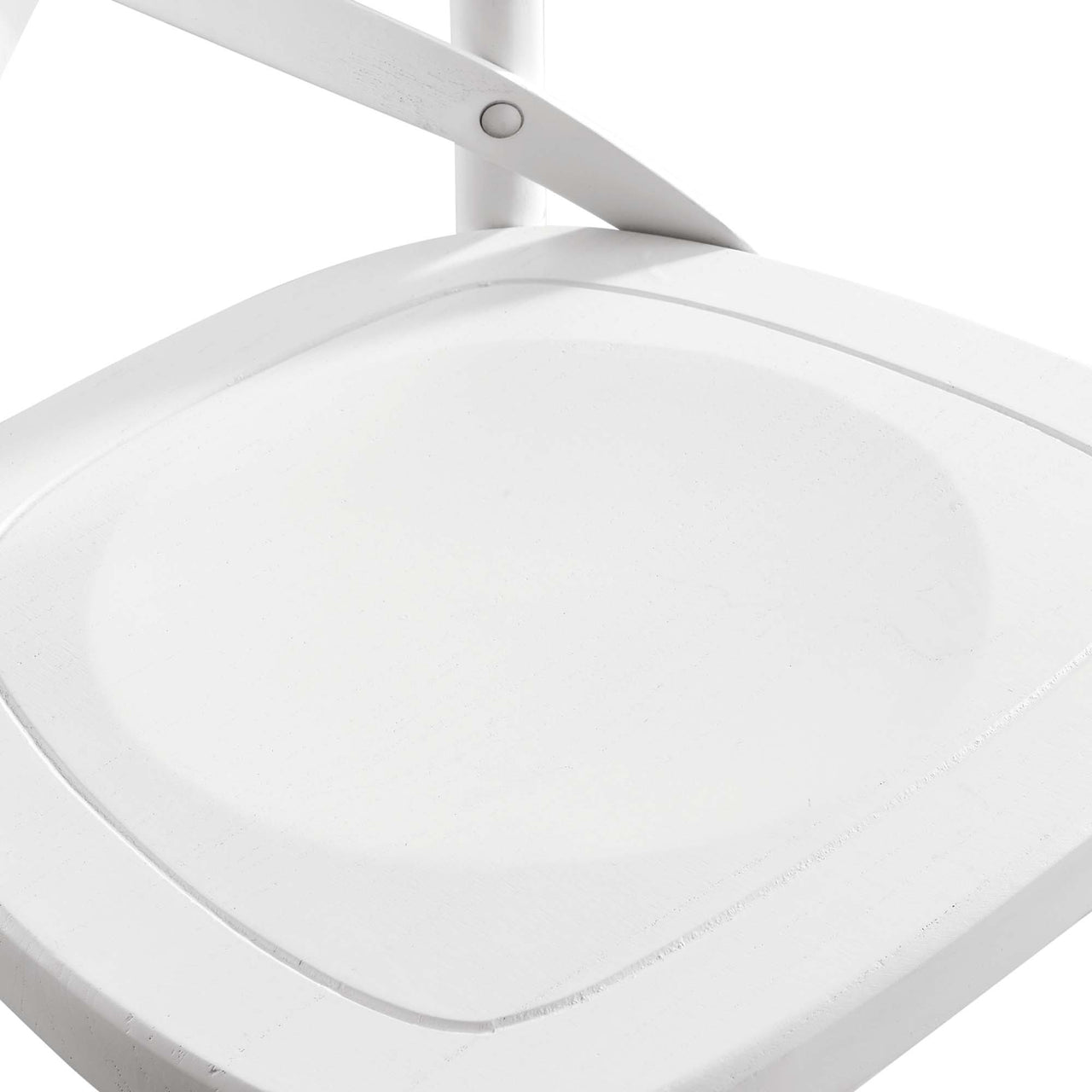 Countryside-Chic Bar Stool, White