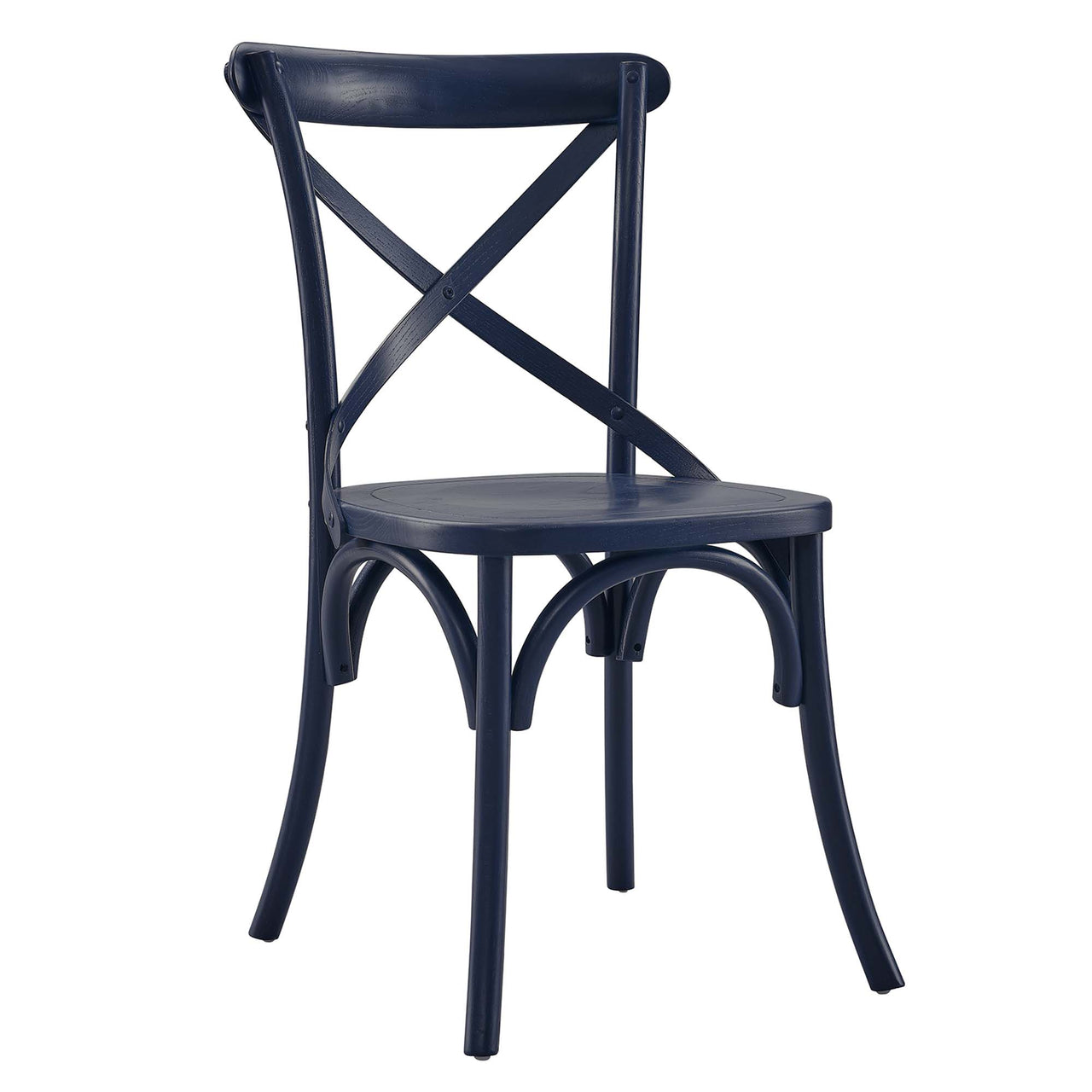 Countryside-Chic Dining Chair, Dark Blue