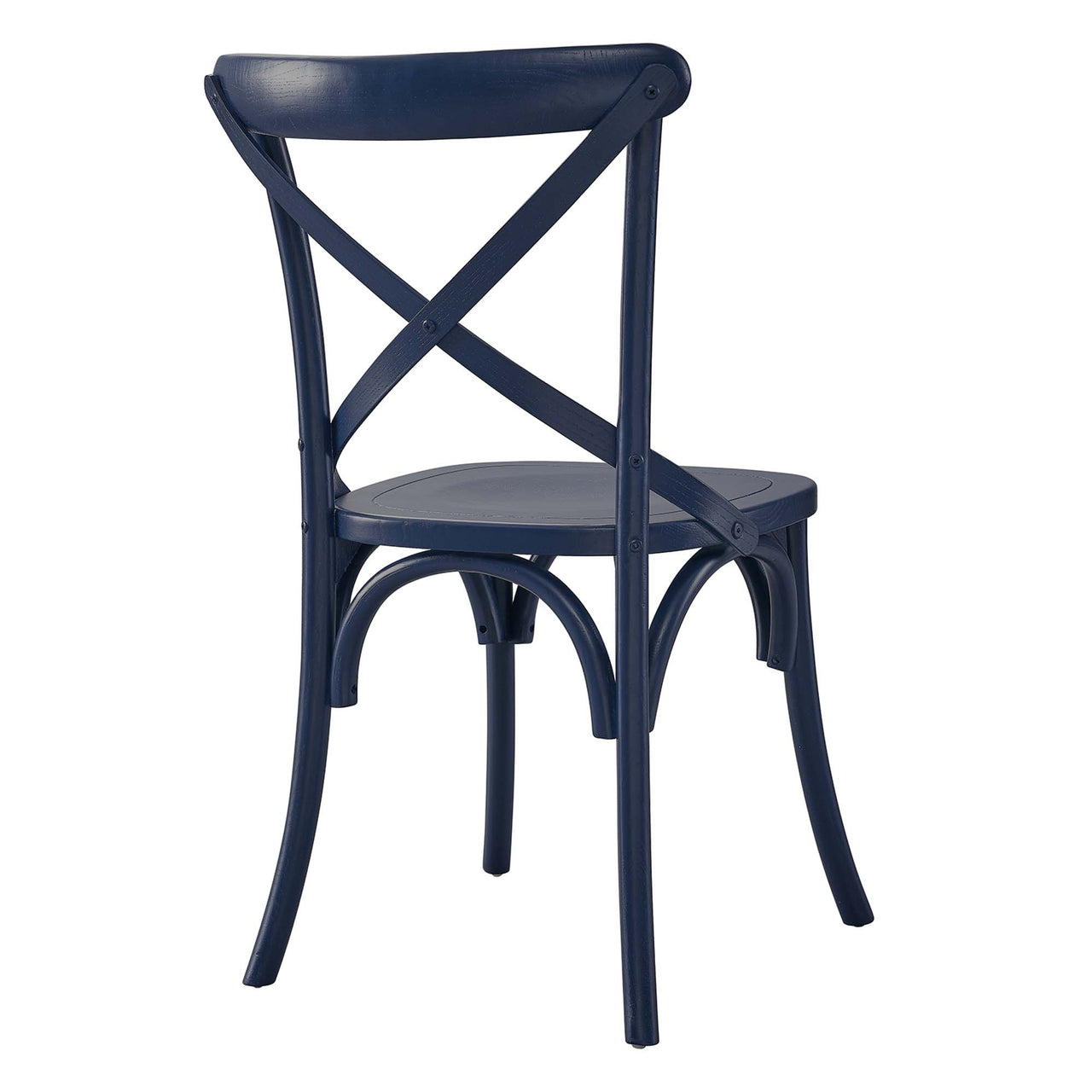 Countryside-Chic Dining Chair, Dark Blue