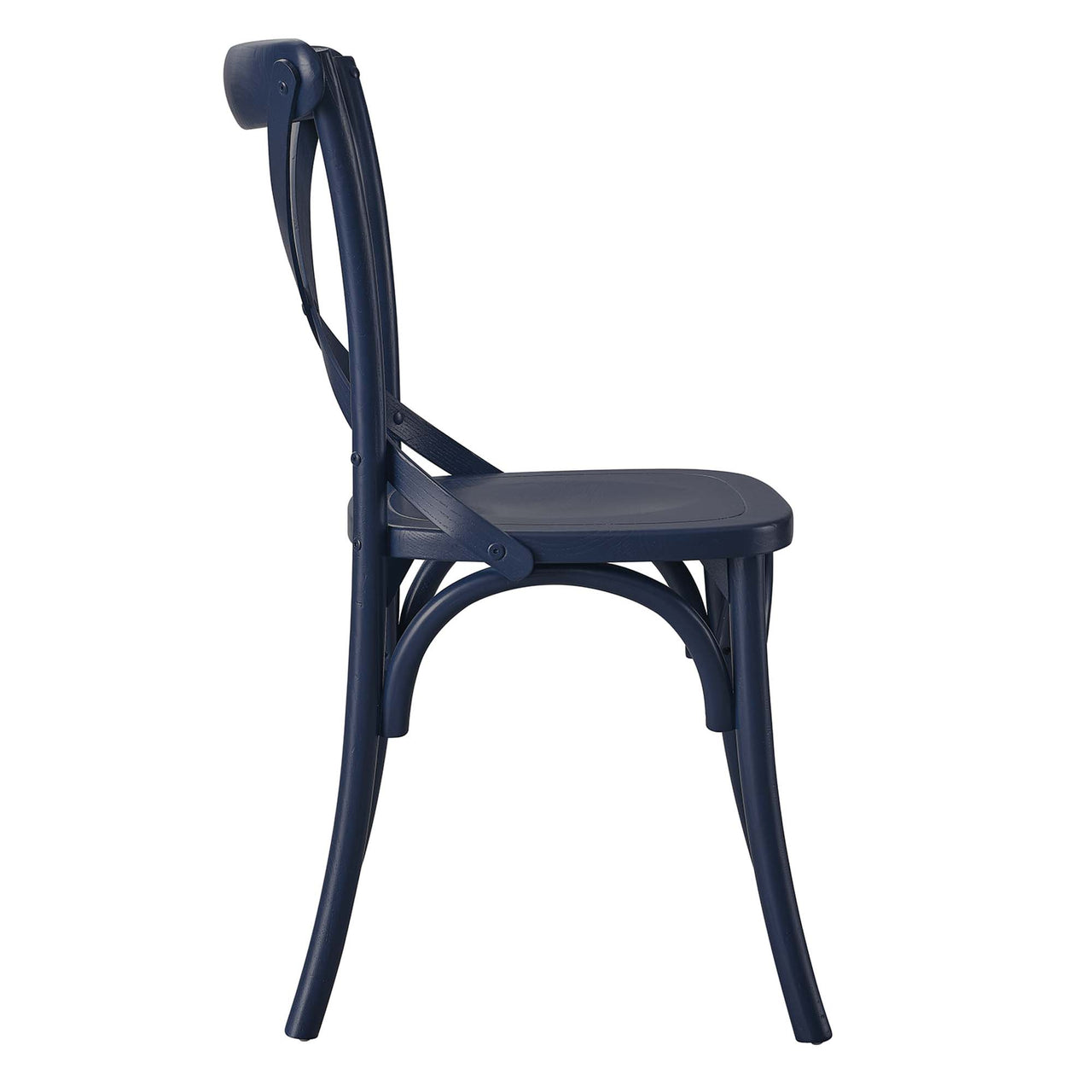 Countryside-Chic Dining Chair, Dark Blue