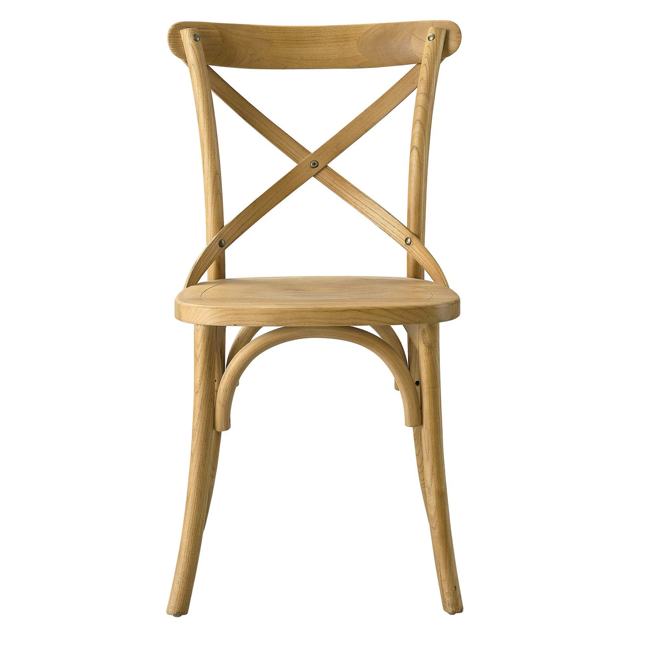 Countryside-Chic Dining Chair, Natural Wood