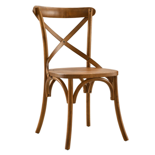 Countryside-Chic Dining Chair, Walnut
