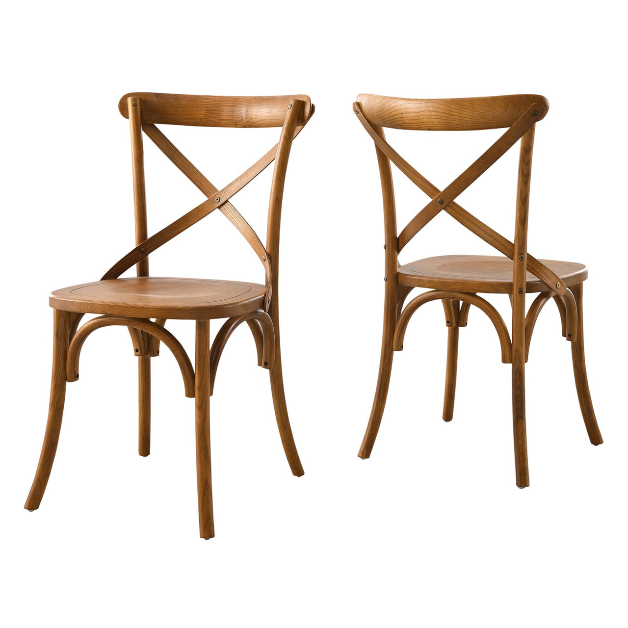 Countryside-Chic Dining Chair, Walnut
