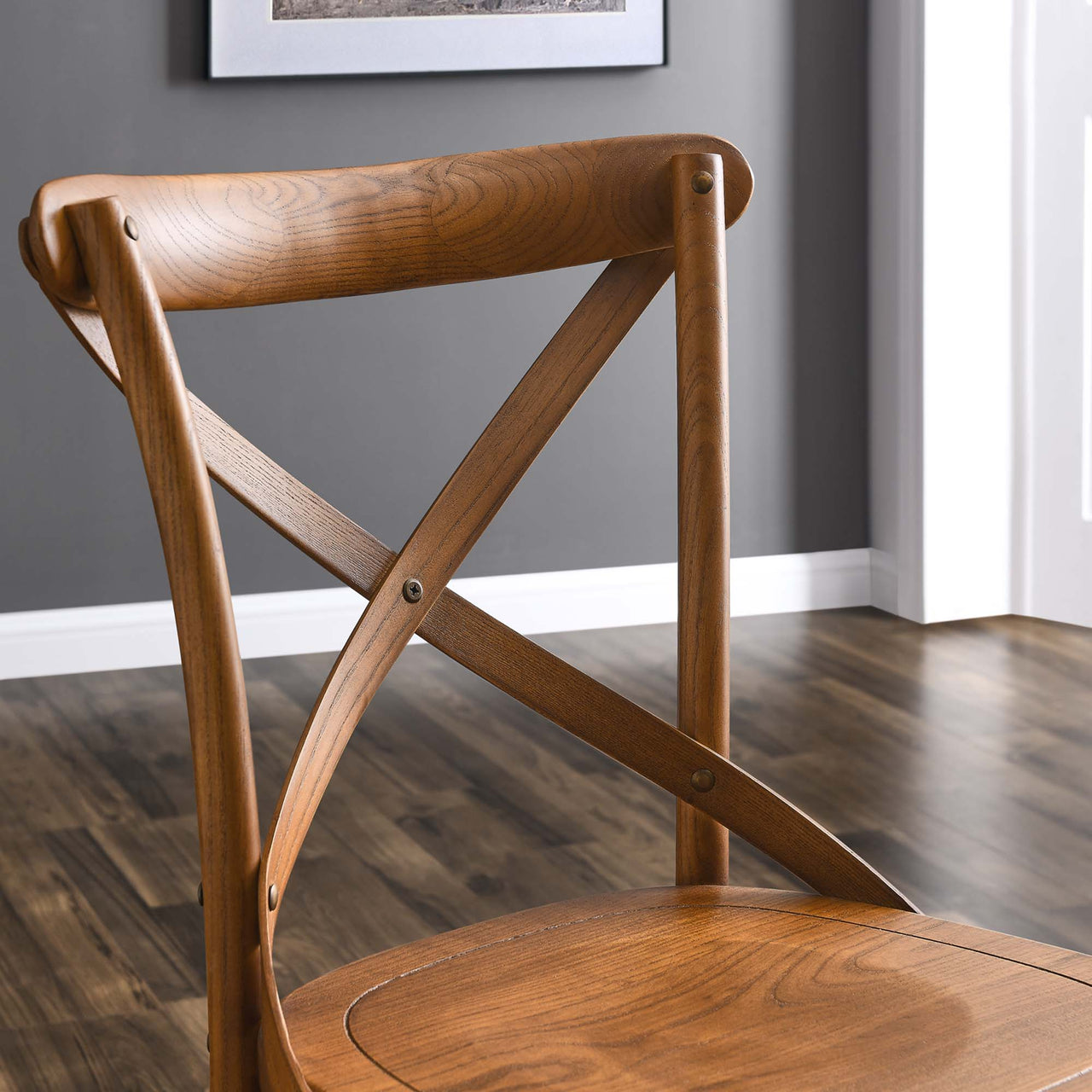Countryside-Chic Dining Chair, Walnut