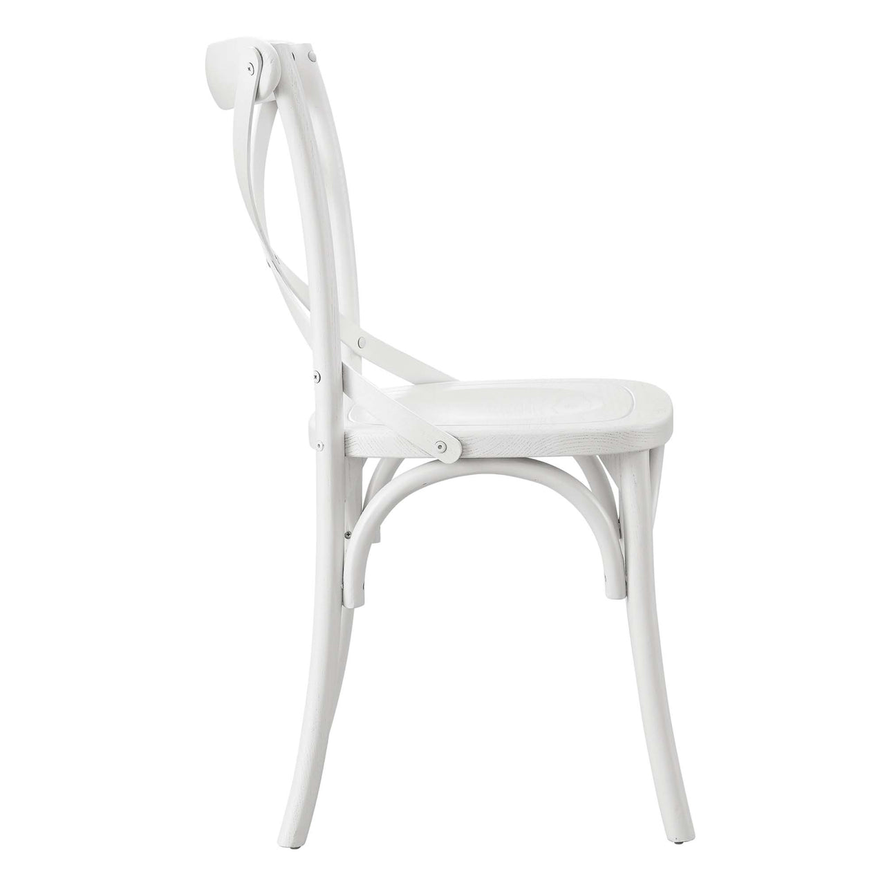 Countryside-Chic Dining Chair, White
