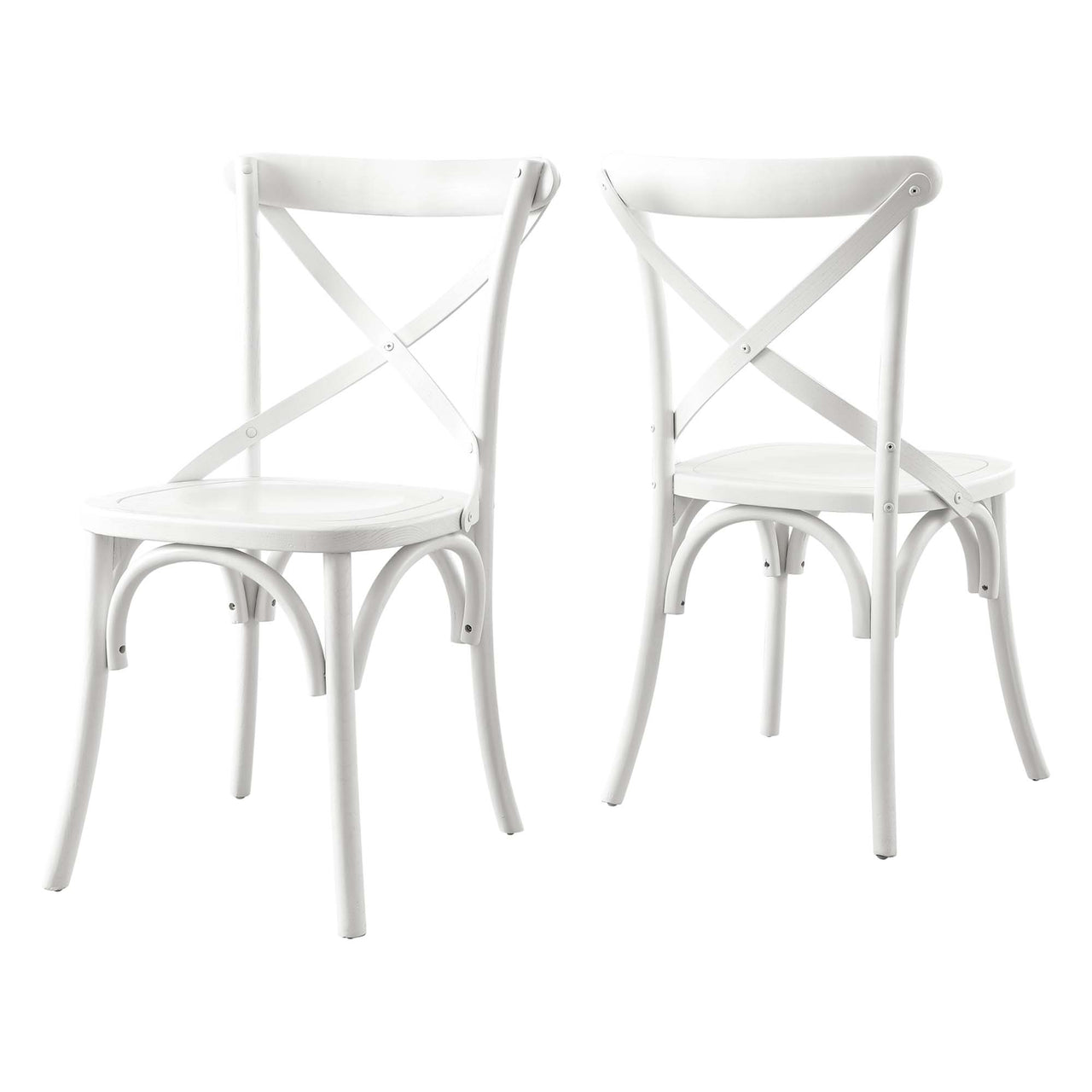 Countryside-Chic Dining Chair, White