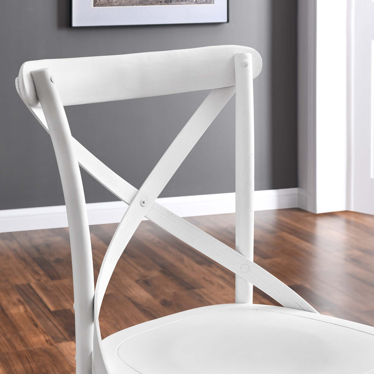 Countryside-Chic Dining Chair, White
