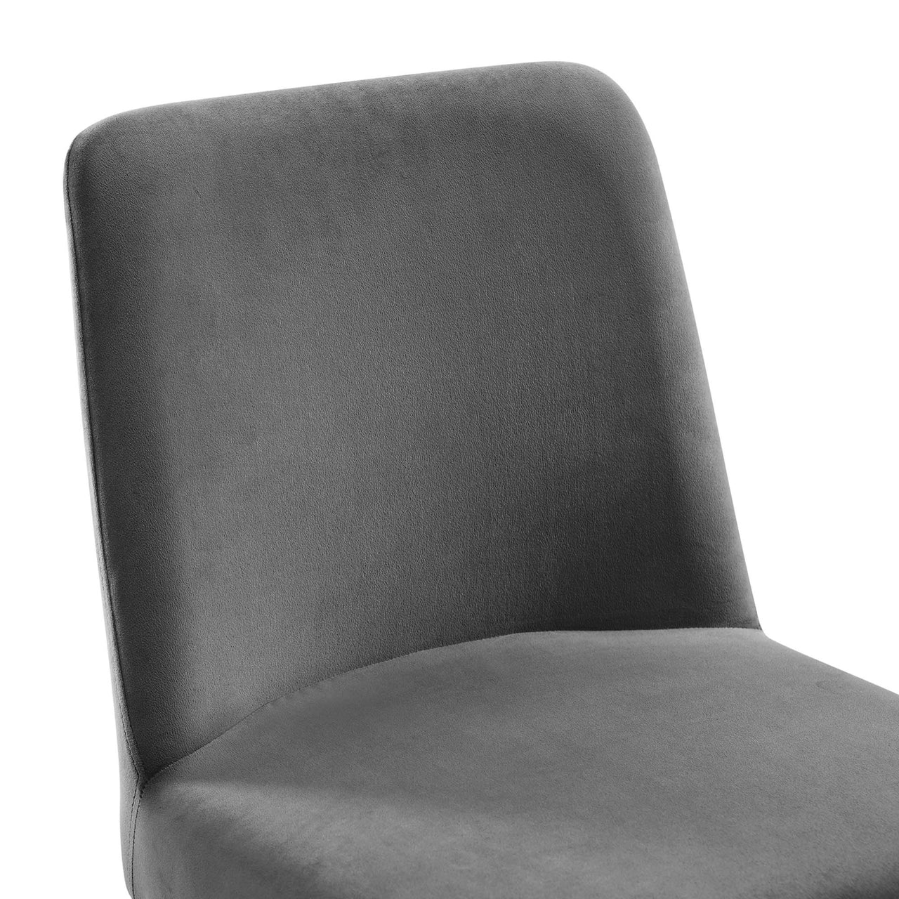 Auralis Velvet Dining Chair Set of 2, Gold & Gray